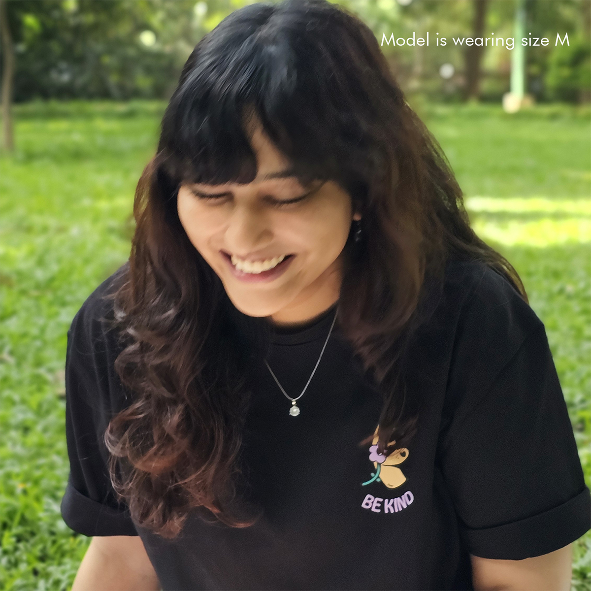 thePack Indie Merch Be Kind To All Kind Oversized T Shirt for Men and Women (Black)