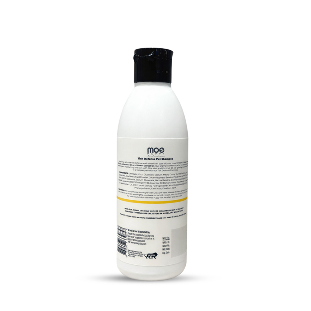 Moe Puppy Tick Defense Shampoo for Dogs & Cats