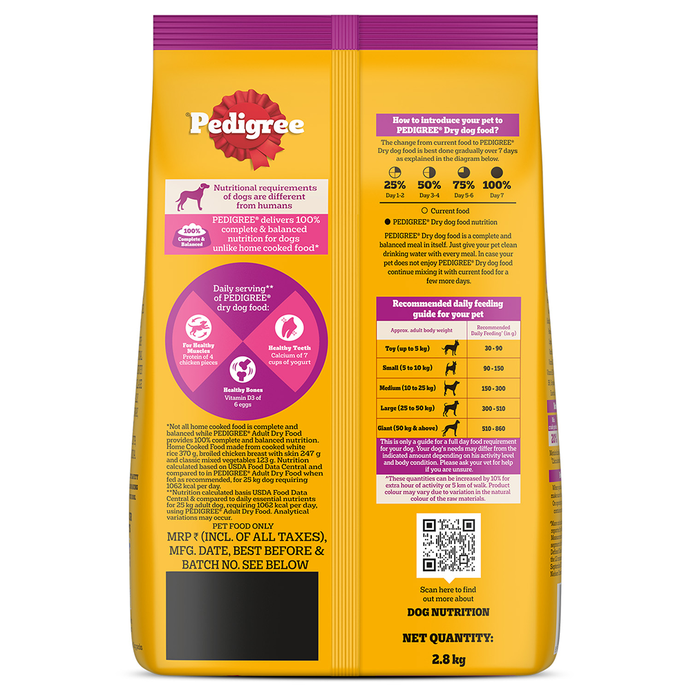 Pedigree Chicken Biryani Flavour Adult Dog Dry Food