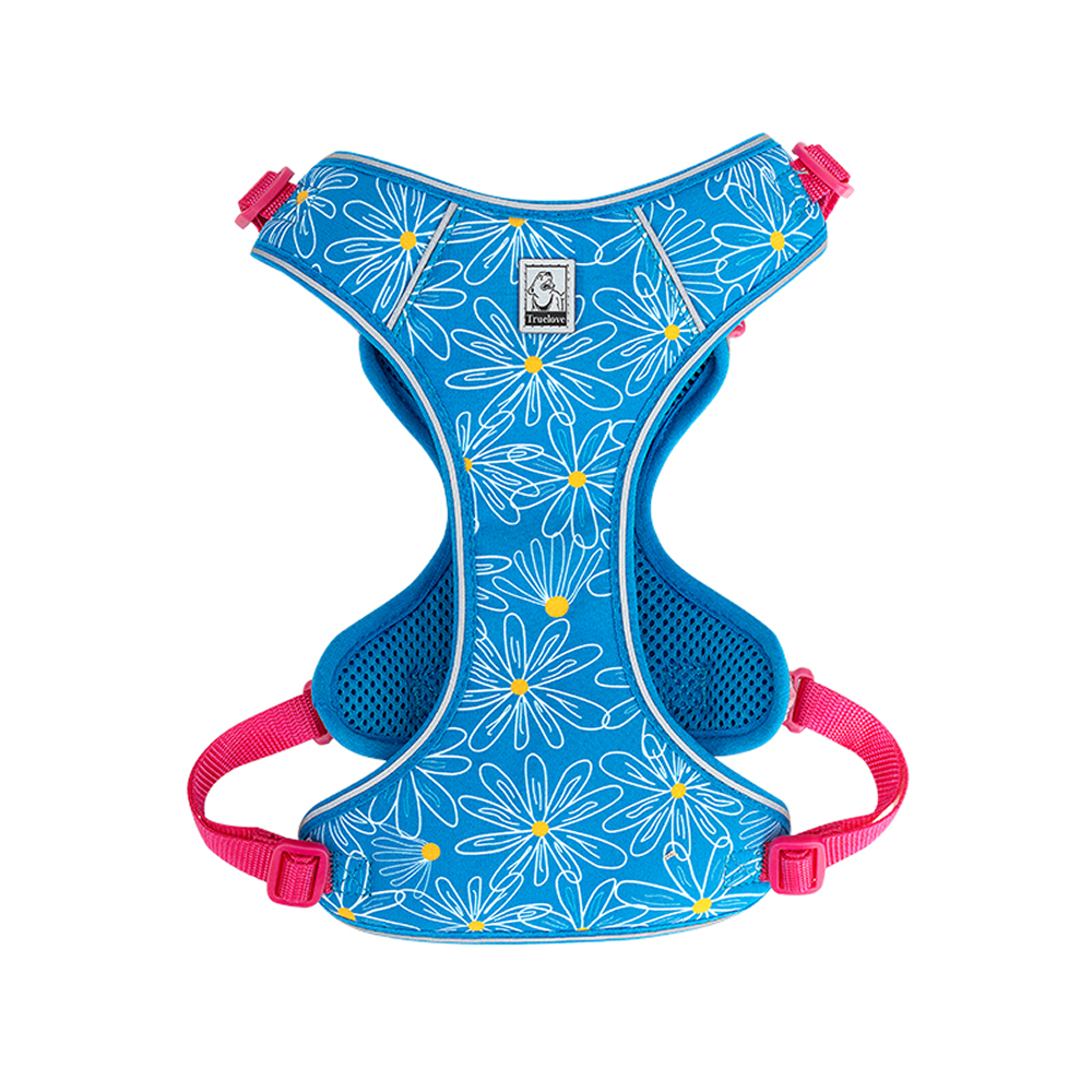 Truelove Ultra Light Harness & Leash Set for Small Dogs (Diva Blue)