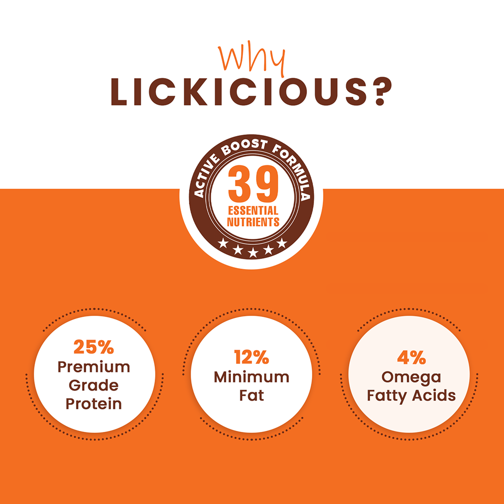 Lickicious Premium Chicken and Vegetable Adult Dog Dry Food