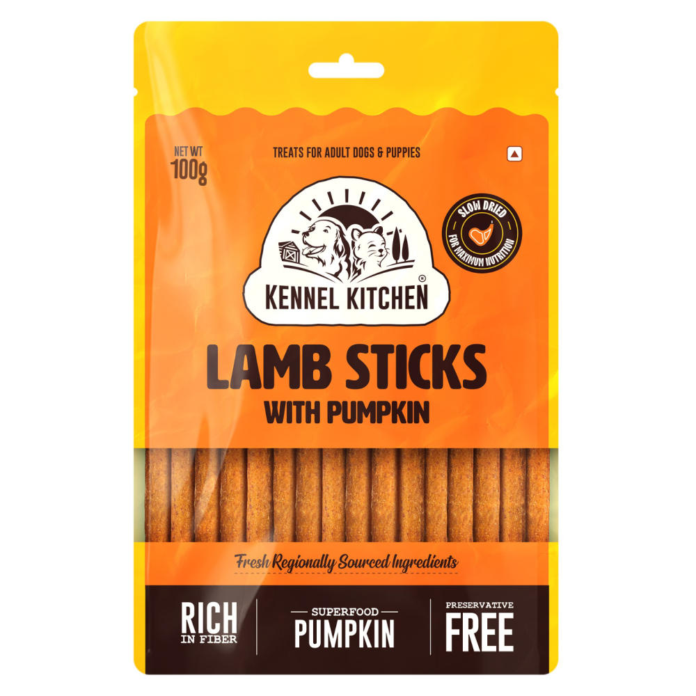Kennel Kitchen Lamb, Pumpkin, Fish, Turmeric Combo Stick Treats Dog