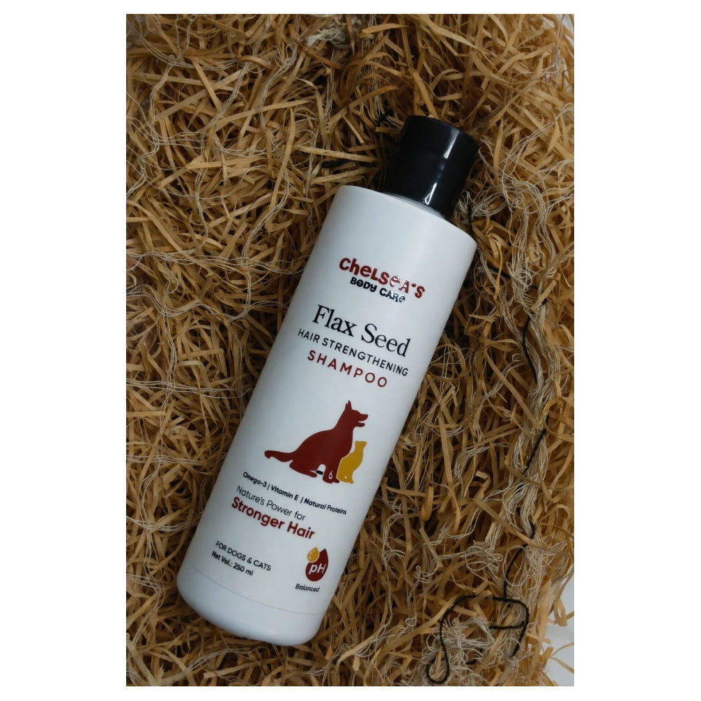 Dr. Chelsea’s Flax Seed Hair Strengthening Shampoo for Dogs & Cats