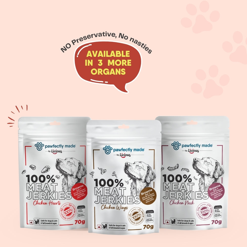 Pawfectly Made By Licious Dehydrated Chicken Feet Jerky Dog Treat
