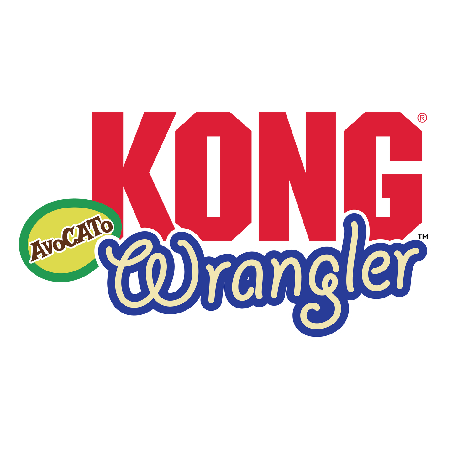 Kong Wrangler Avocato Toy for Cats (Green)