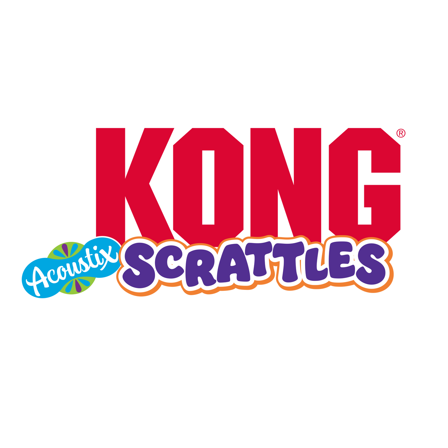 Kong Scrattles Acoustix Toy for Cats (Multicolour)