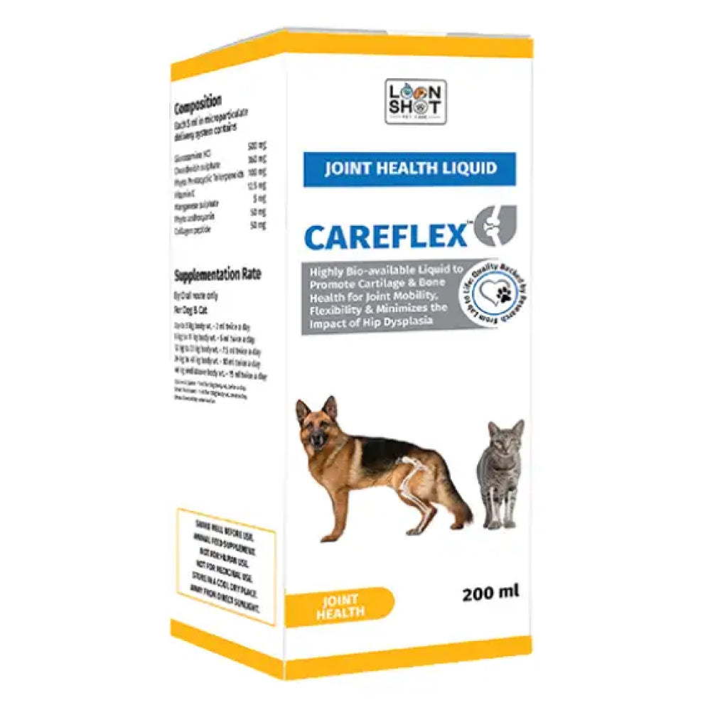 Loonshot Careflex Joint Health Liquid for Dogs and Cats