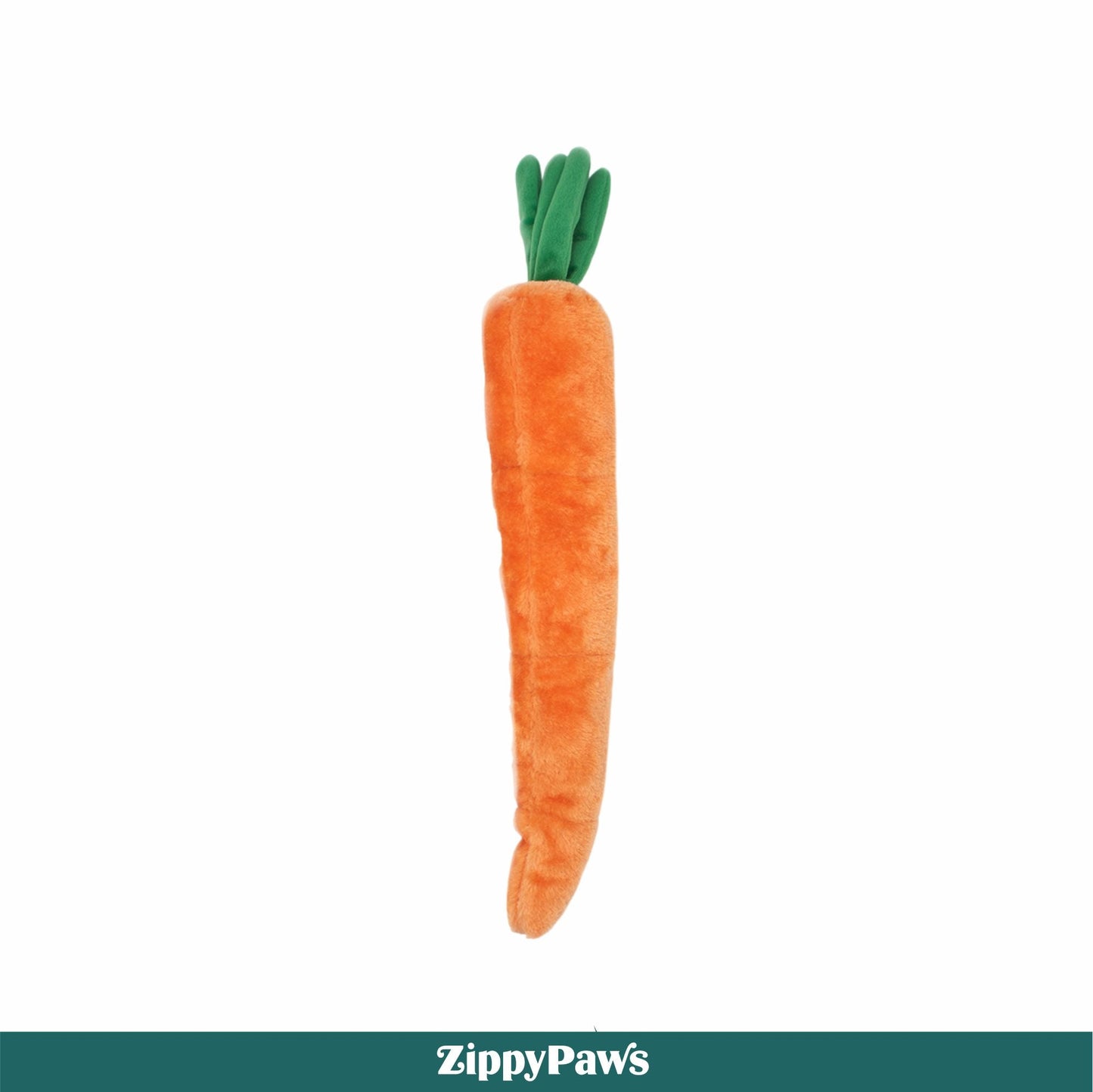 Zippy Paws Carrot Jigglerz Plush Toy for Dogs