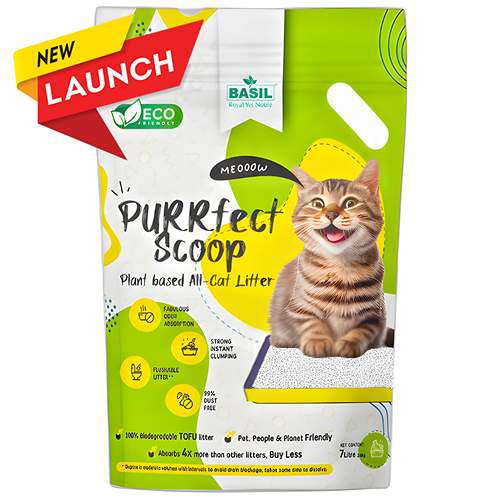Basil Purrfect Milk Powder Scented Clumping Cat Litter (Limited Shelf Life)