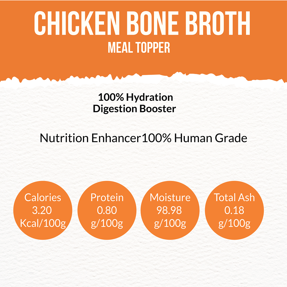 Goofy Tails Chicken Bone Broth Dog for X Small & Small Dogs 25ml (Pack of 15)