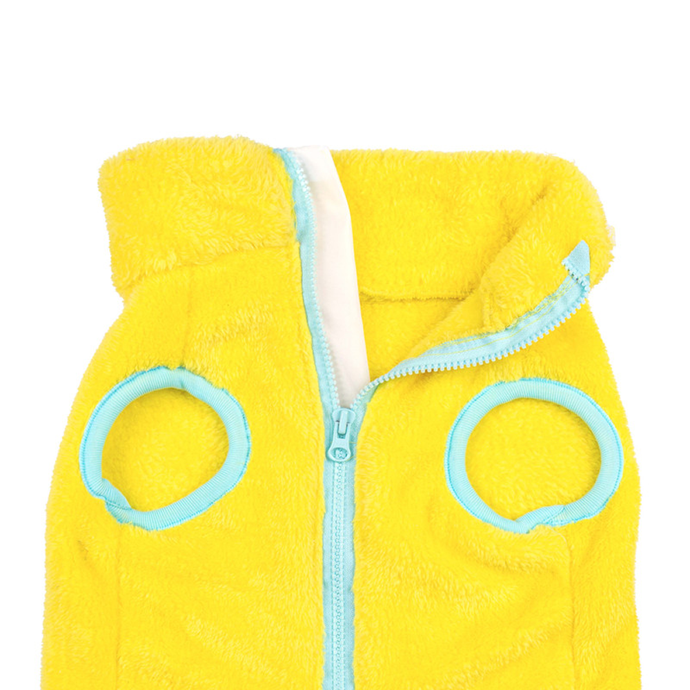 Pets Way Crazy Fur Winter Jacket for Dogs (Yellow)