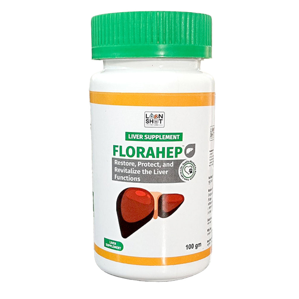 Loonshot Florahep Powder Liver Support for Dogs and Cats