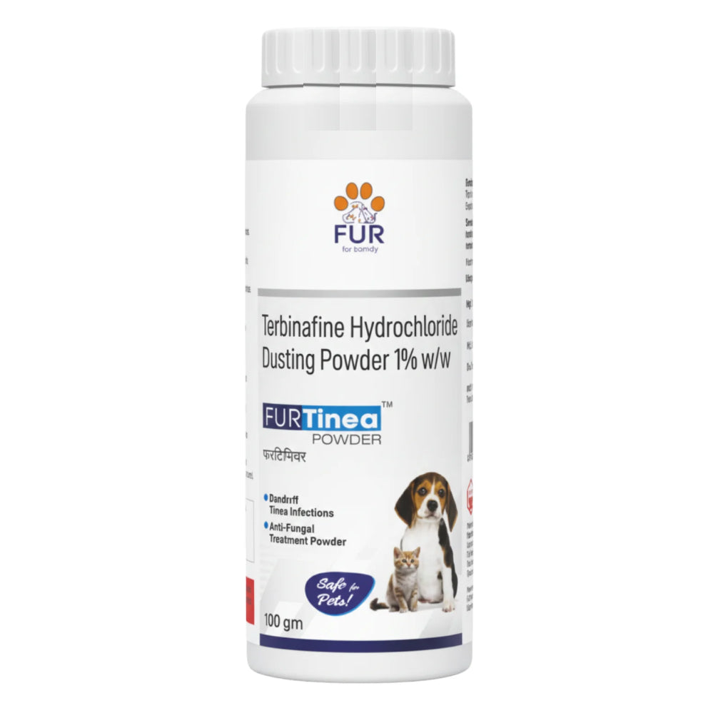 Entod Furtinea Powder (Terbinafine Hydrochloride) Dusting Powder for Dogs and Cats