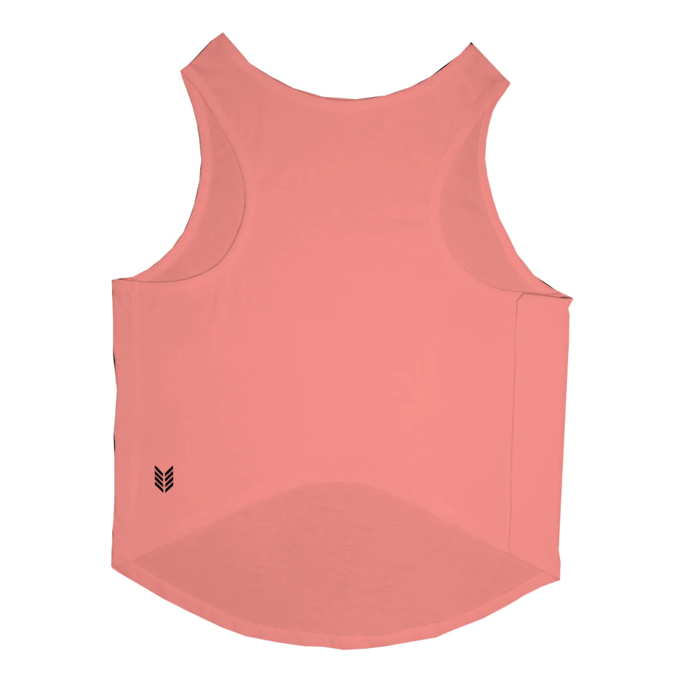 Ruse IPL "Rajasthan Loyals" Printed Tank Jersey for Cats (Salmon) | Indian Pet League