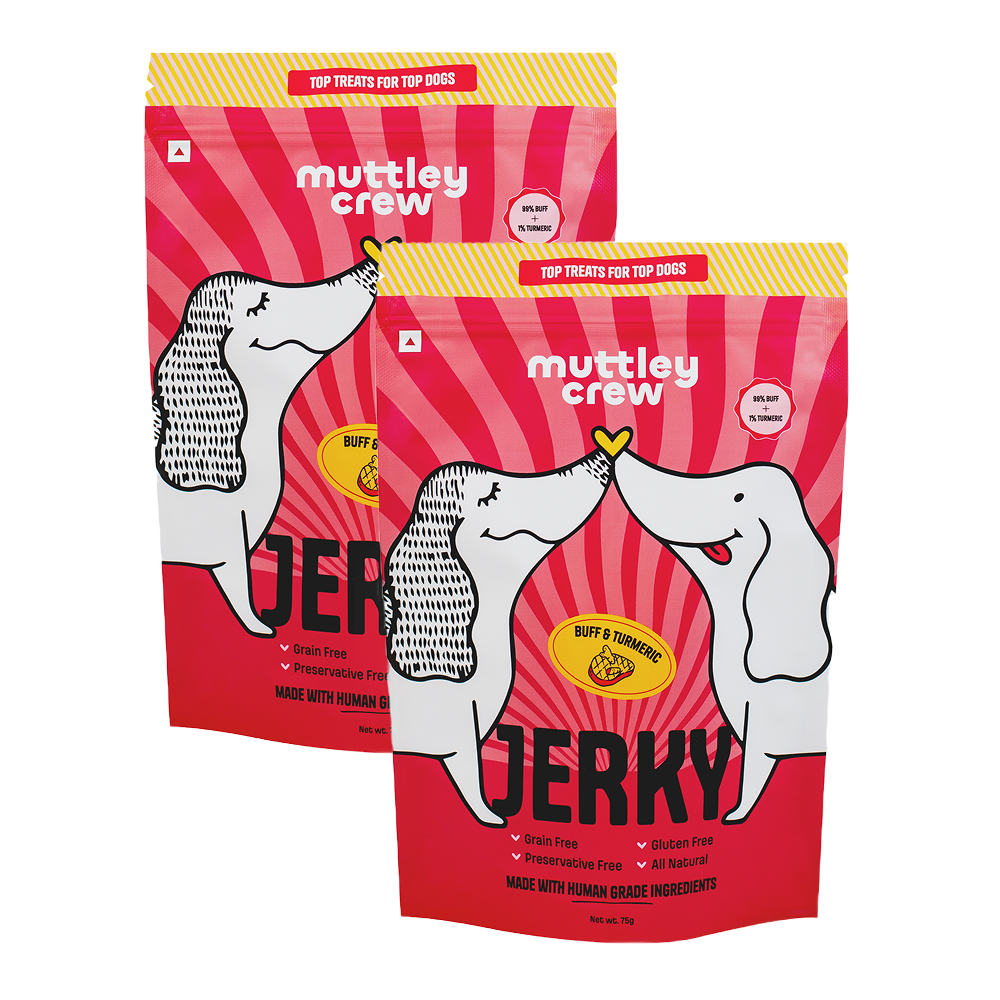 Muttley Crew Buff and Turmeric Jerky Dog Treats
