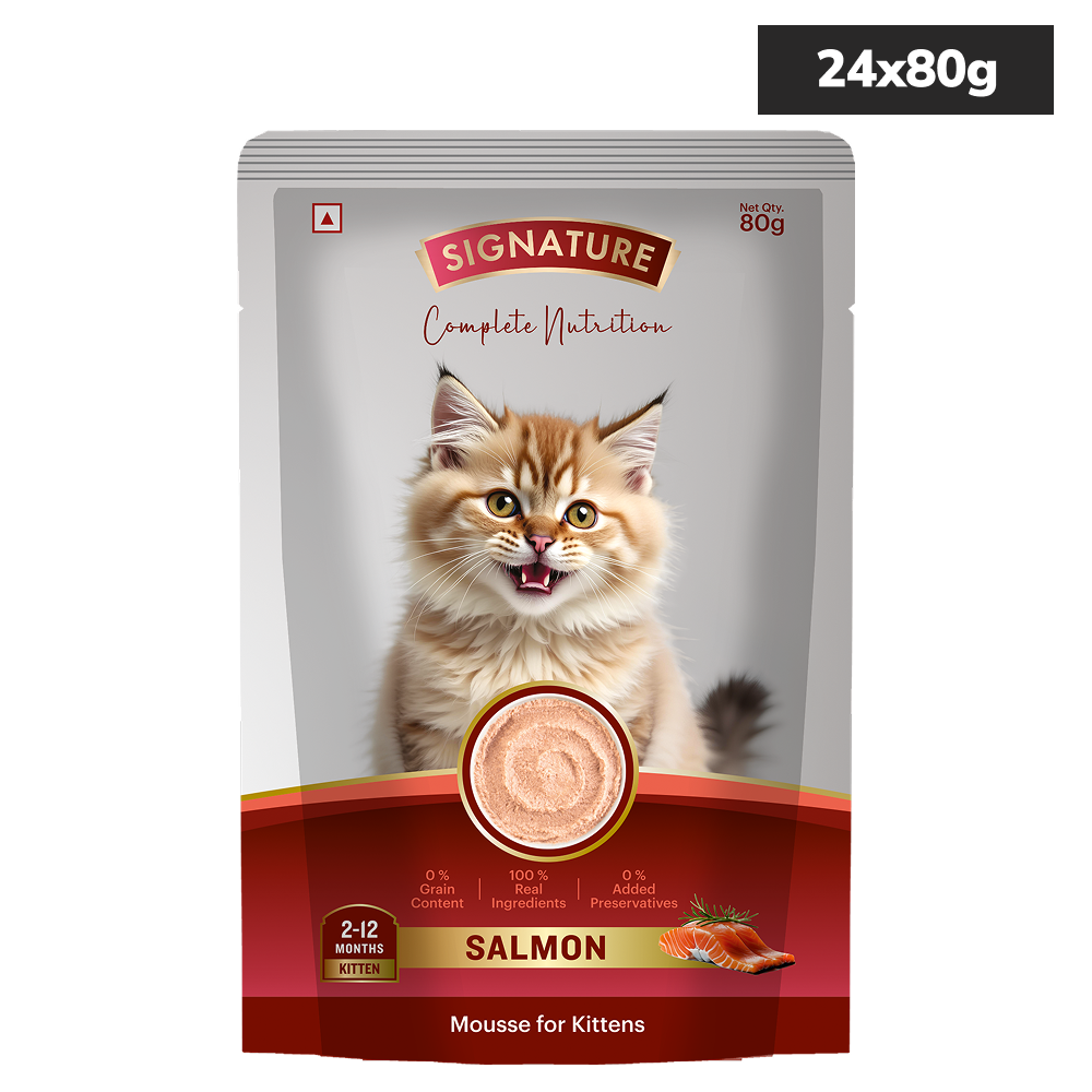Signature Grain Zero Tuna and Salmon Mousse Combo Kitten Cat Wet Food