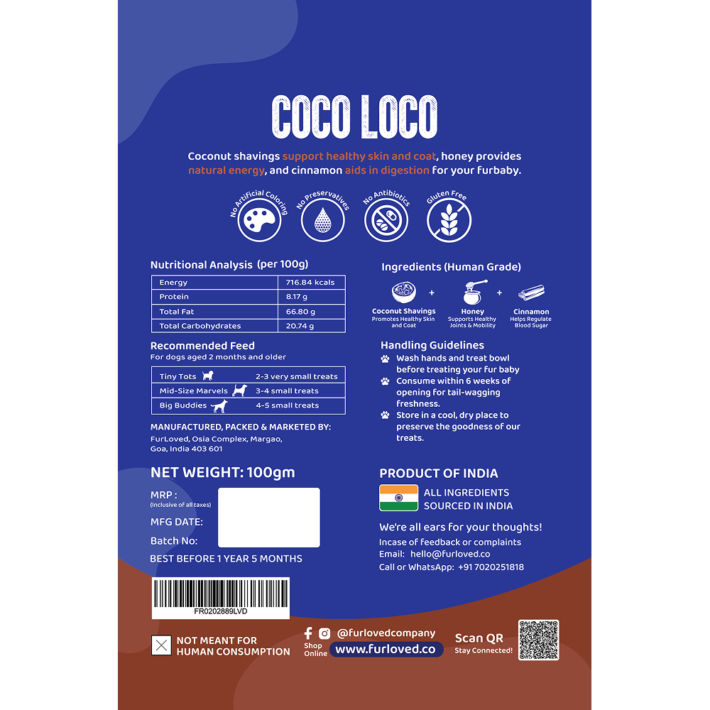 FurLoved CoCo LoCo Dog Treats