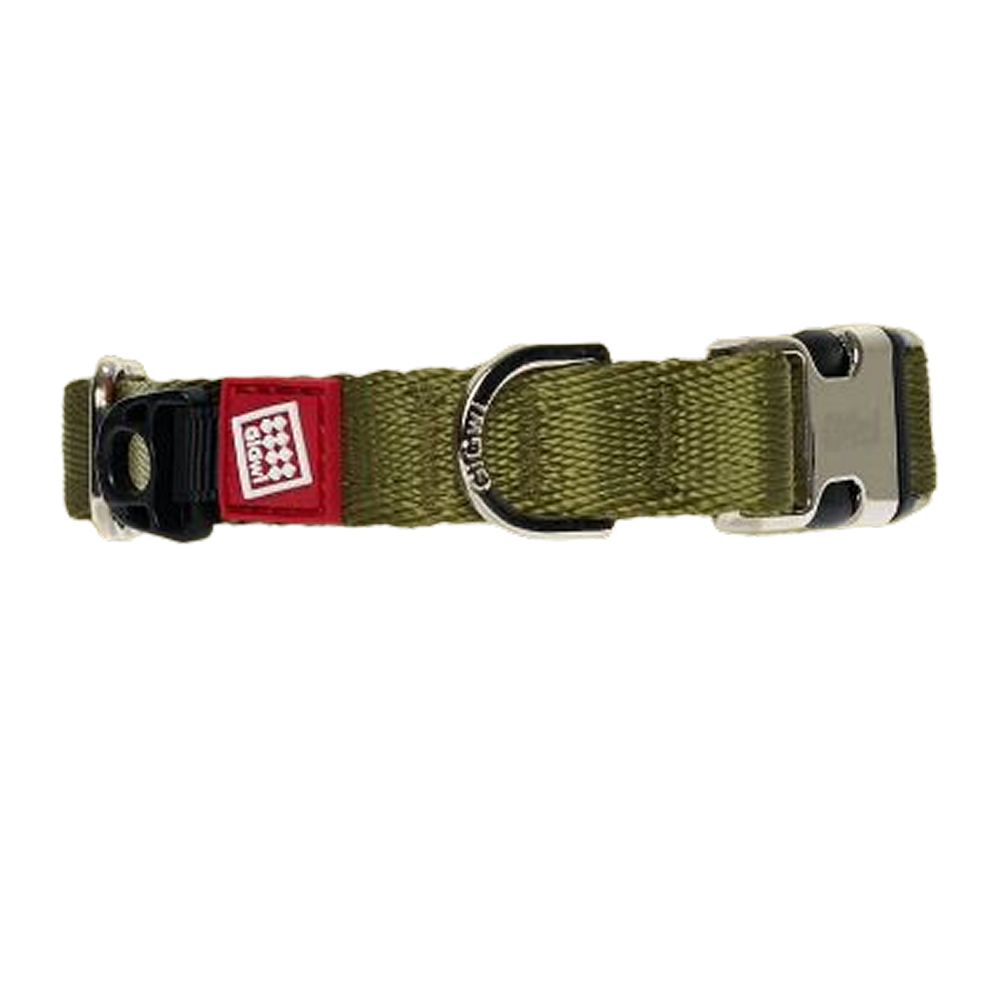 GiGwi Premium Line Collar for Dogs (Green)