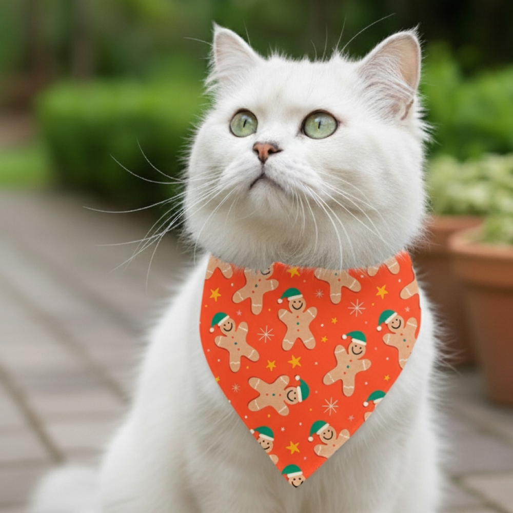 15Furries Gingerbread Man Bandana for Dogs and Cats
