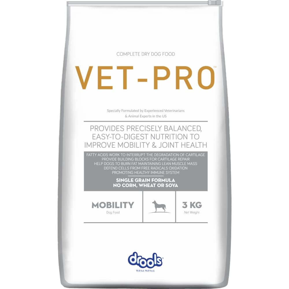 Drools VET PRO Mobility Adult Dog Dry Food (Limited Stocks)