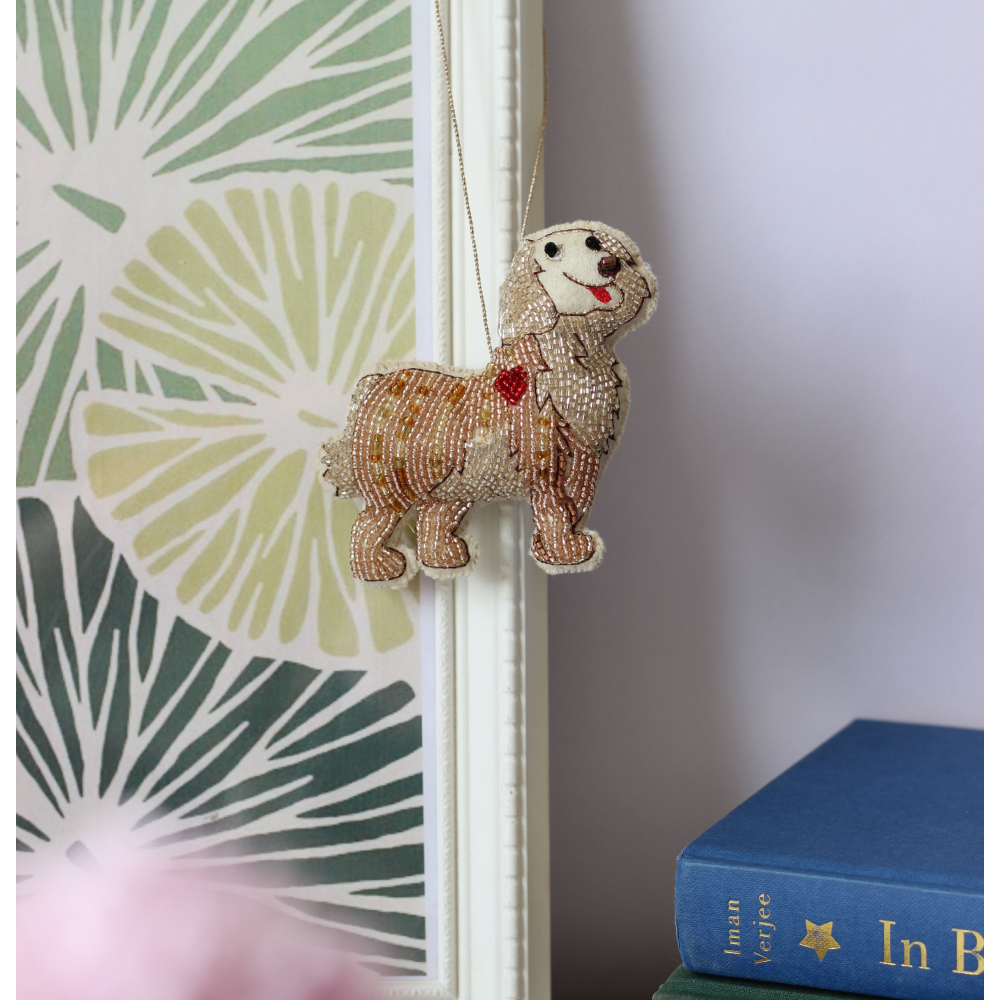 Furry Tales Sonpari Golden Retriever Handcrafted Charm