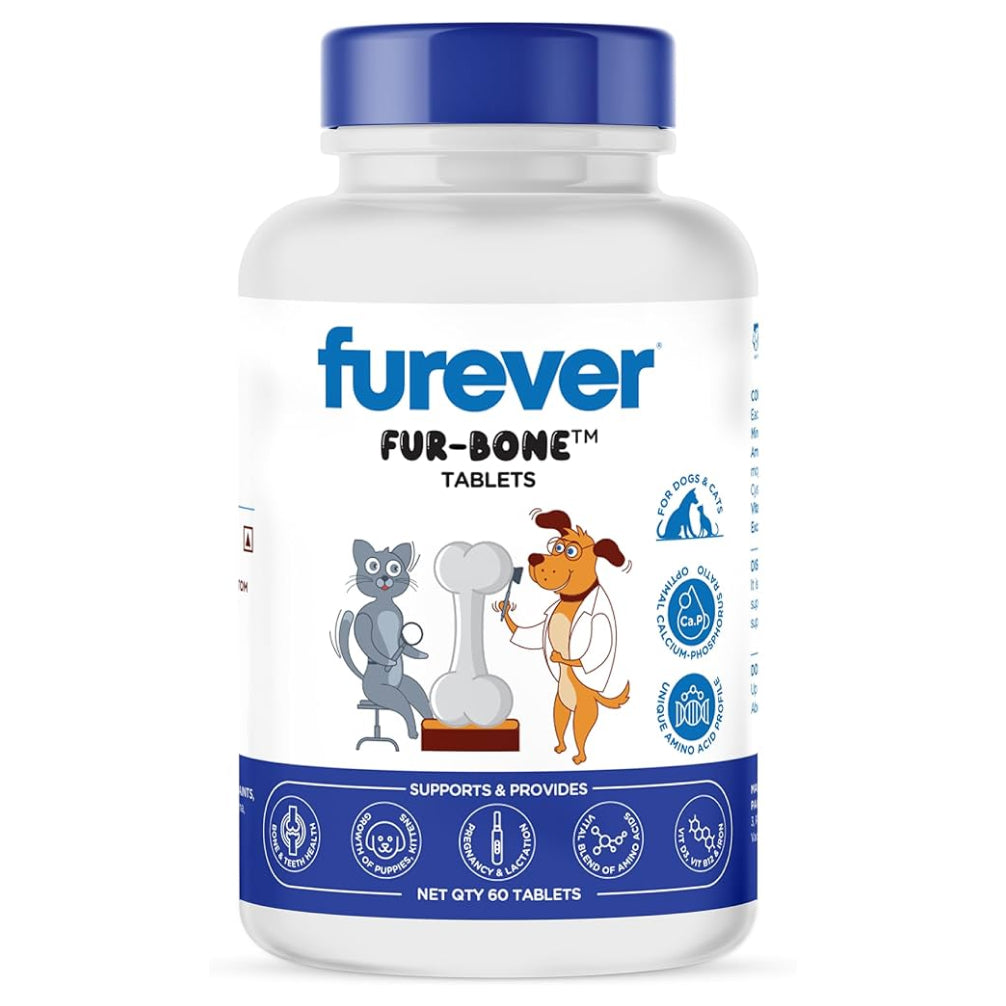 Pawsome Companion Furever Fur Bone Tablet for Puppies & Kittens