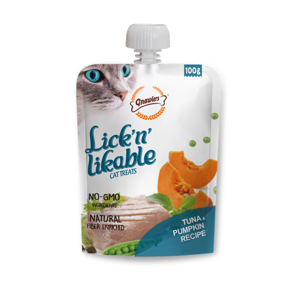 Gnawlers Yogurt, Blueberry, Salmon, Cranberry Combo Lick Treats Cat
