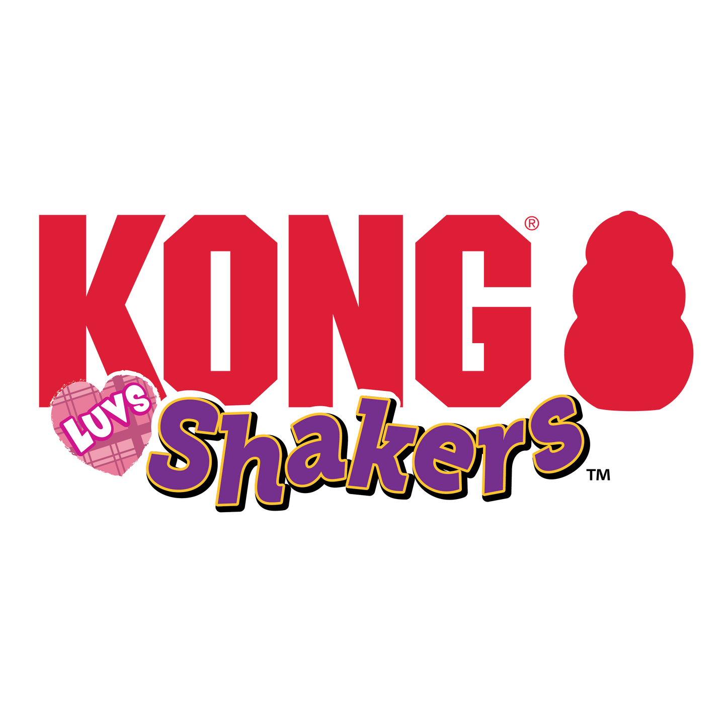 Kong Shakers Luvs Reindeer Toy for Dogs (Red & Green)