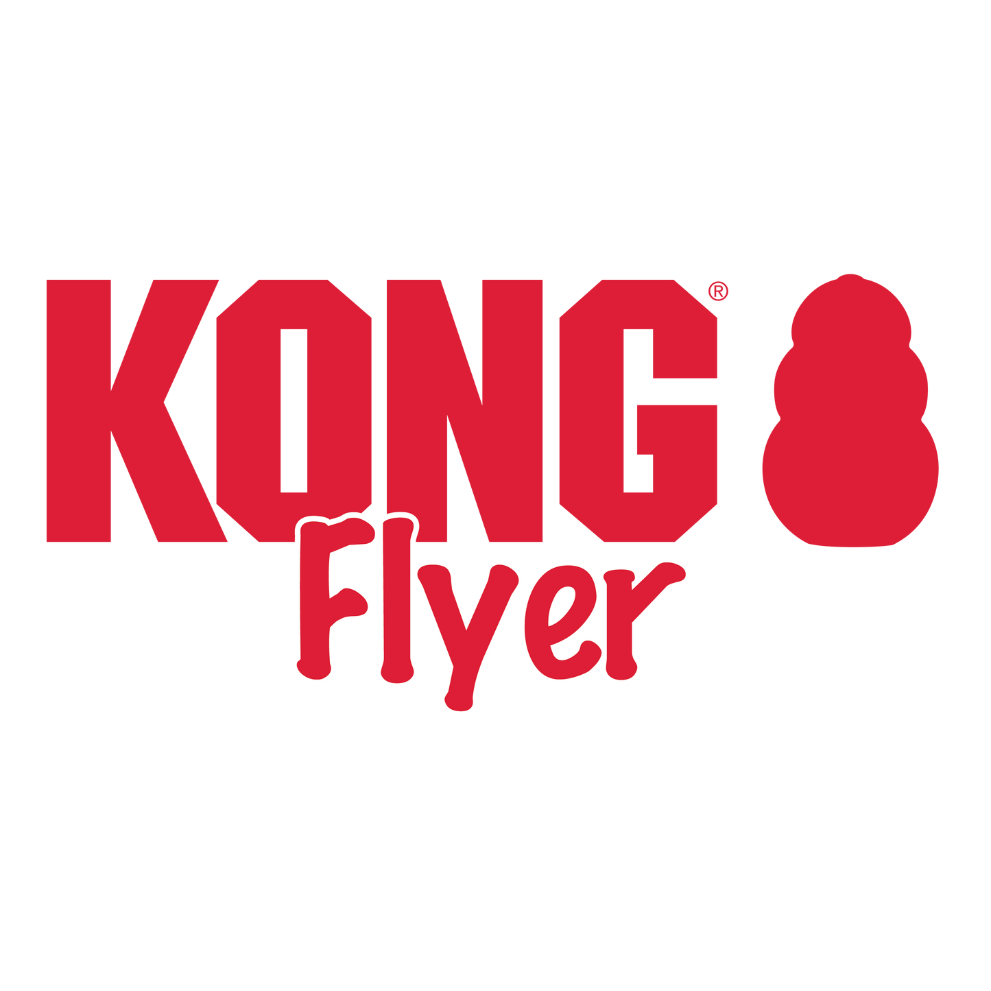 Kong Flyer Toy for Dogs (Red)