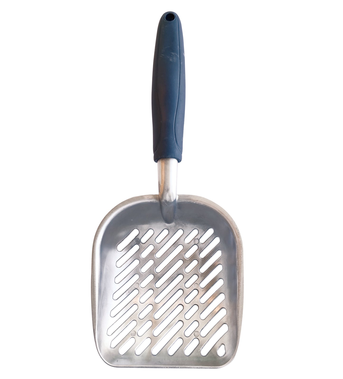 M Pets Chrome Metal Scoop for Cats