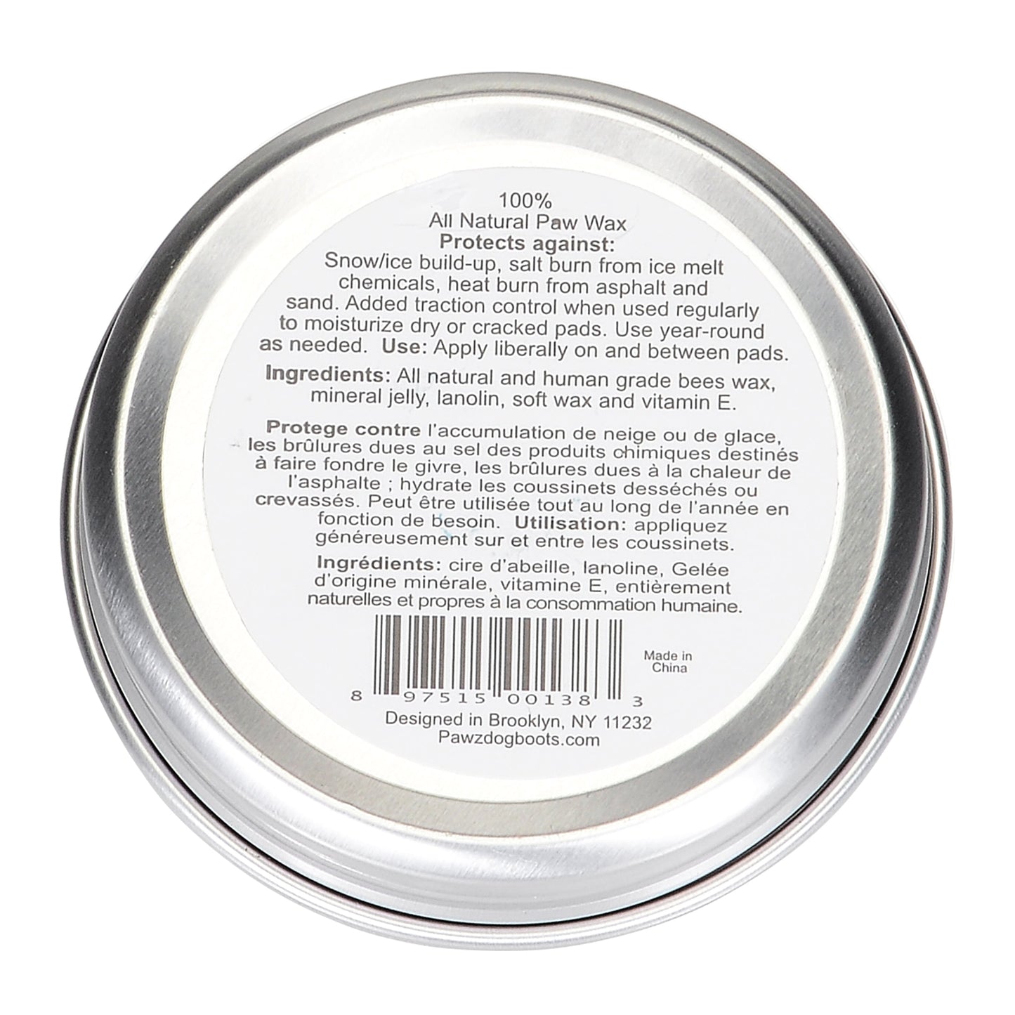 PawZ MaxWax Paw Balm for Dogs (White)
