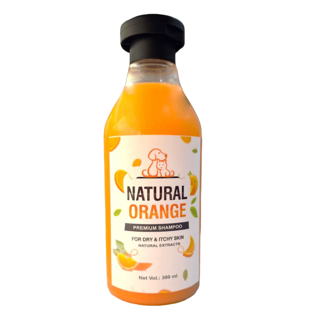Ek Tek Natural Orange Shampoo for Dry & Itchy Skin for Dogs and Cats