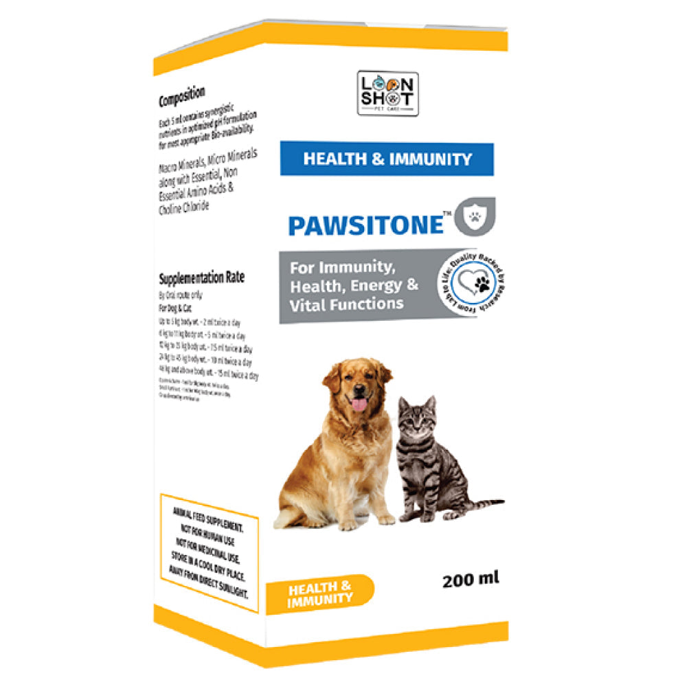 Loonshot Pawsitone Liquid Health & Immunity Supplement for Dogs and Cats
