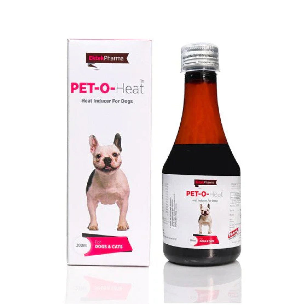 Ek Tek Pet O Heat Syrup for Dogs and Cats