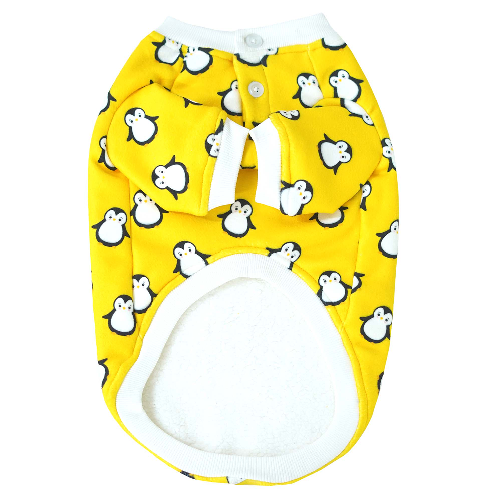 Pets Way Foxwagen Winter Sweatshirts for Dogs (Yellow)