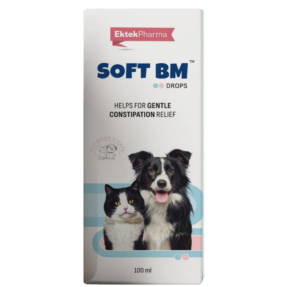 Ek Tek Soft BM Drops Constipation Relief for Dogs and Cats