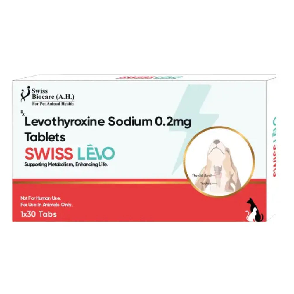 Corise Swiss Levo 0.2mg Tablets (Levothyroxine Sodium) for Dogs and Cats