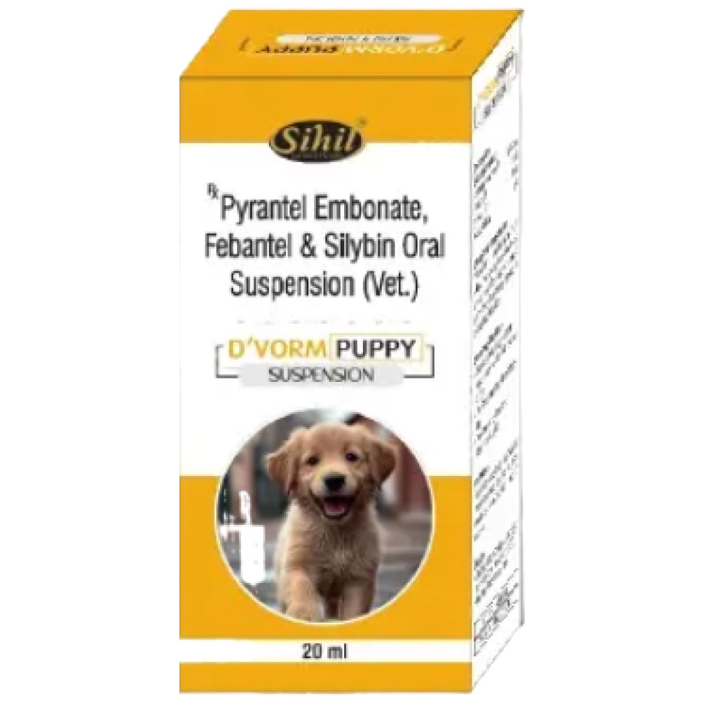 Sihil D Vorm Puppy Suspension Dewormer for Puppies