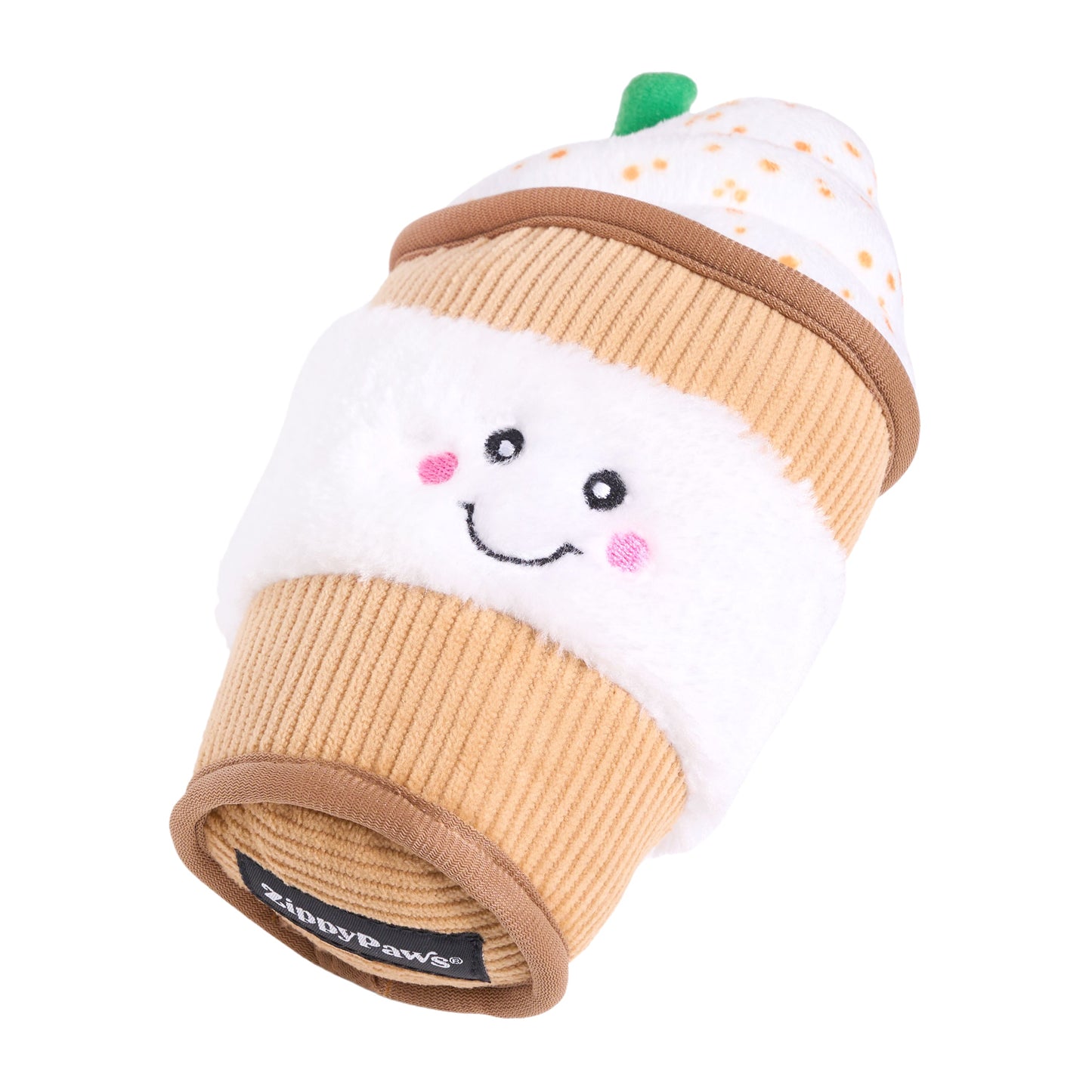 Zippy Paws NomNomz Puppaccino Plush Toy for Dogs
