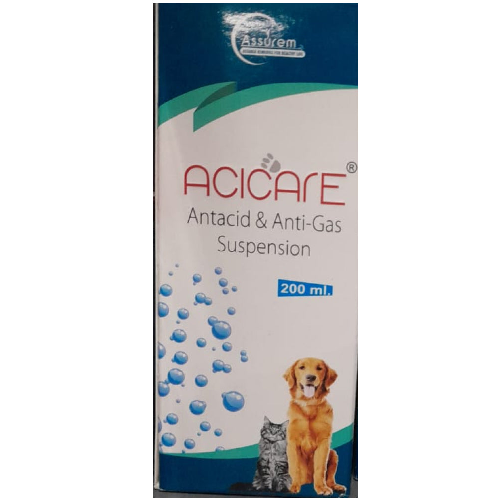 Siochem Acicare Suspension Anti Gas For Dogs and Cats