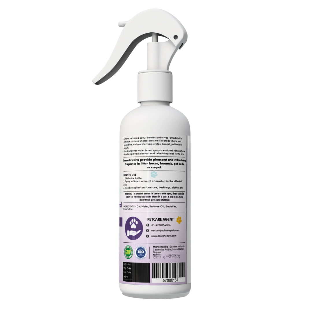 Zoivane Pets Black Currant Odour Remover Spray for Dogs and Cats