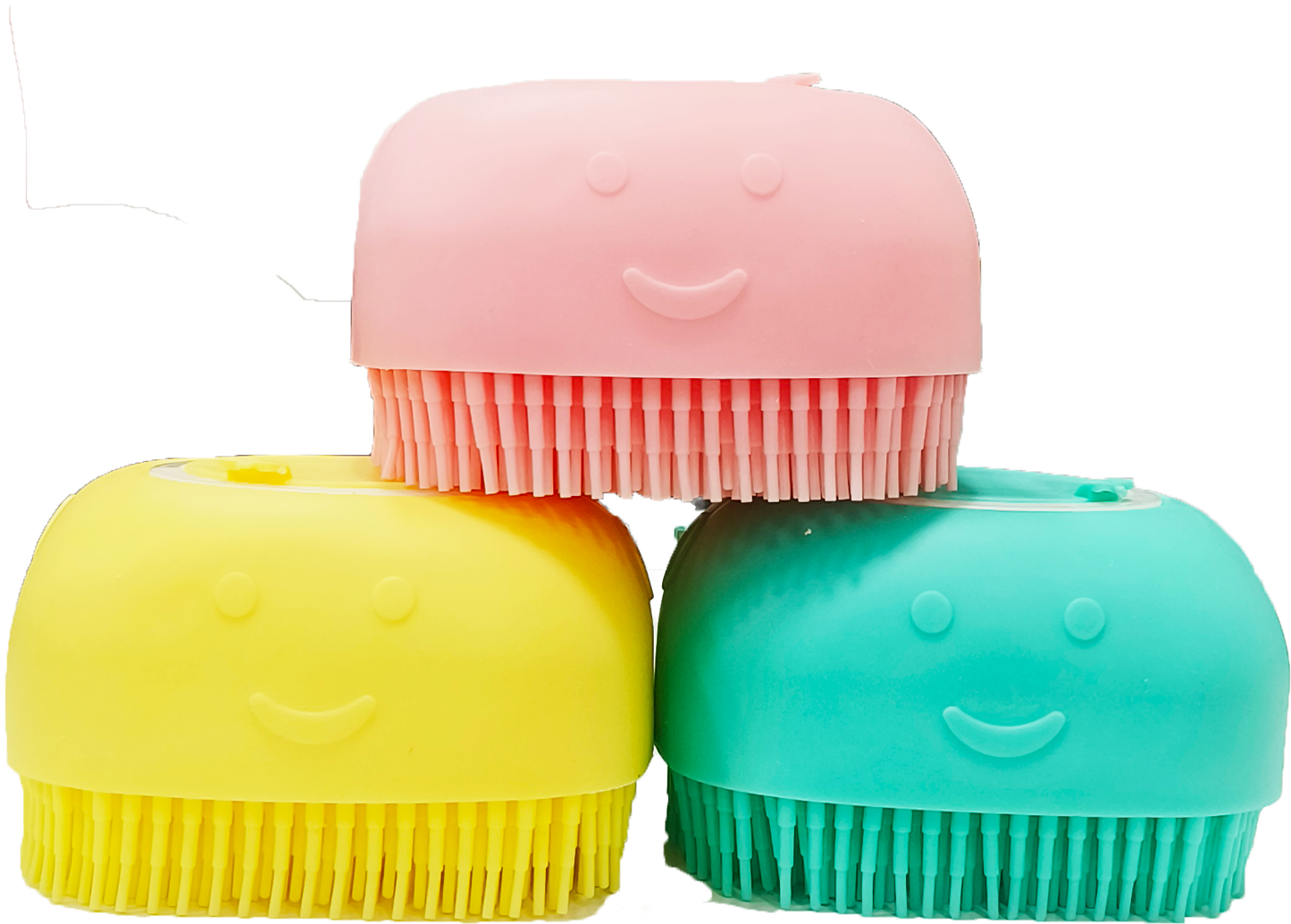 Beaphar Shampoo Bath Silicone Brush for Dogs and Cats (Yellow)