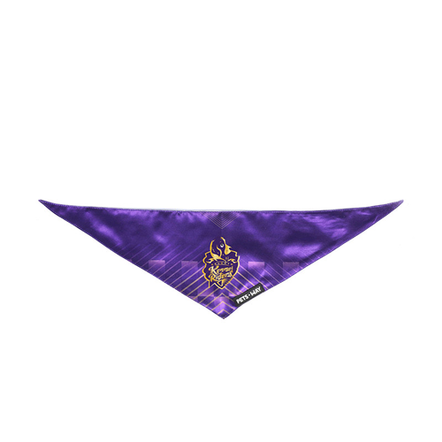 Pets Way Kolkata Kennel Riders IPL Bandana for Dogs and Cats (Purple) | Indian Pet League