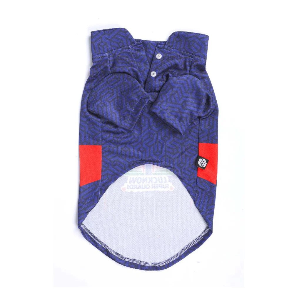 Pets Way Lucknow Super Guards IPL Jersey for Dogs and Cats (Blue)| Indian Pet League