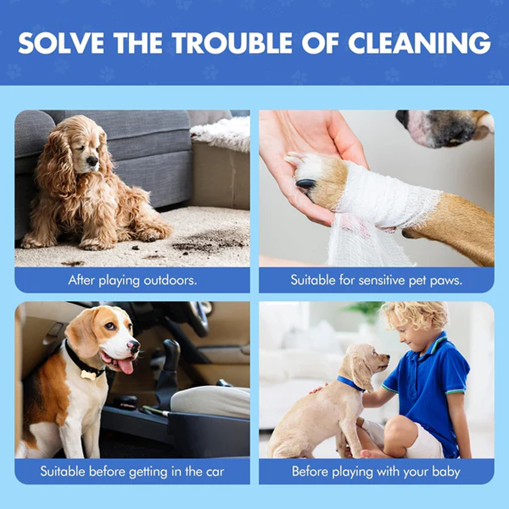 Hank Paw Cleaner for Dogs and Cats (Blue)
