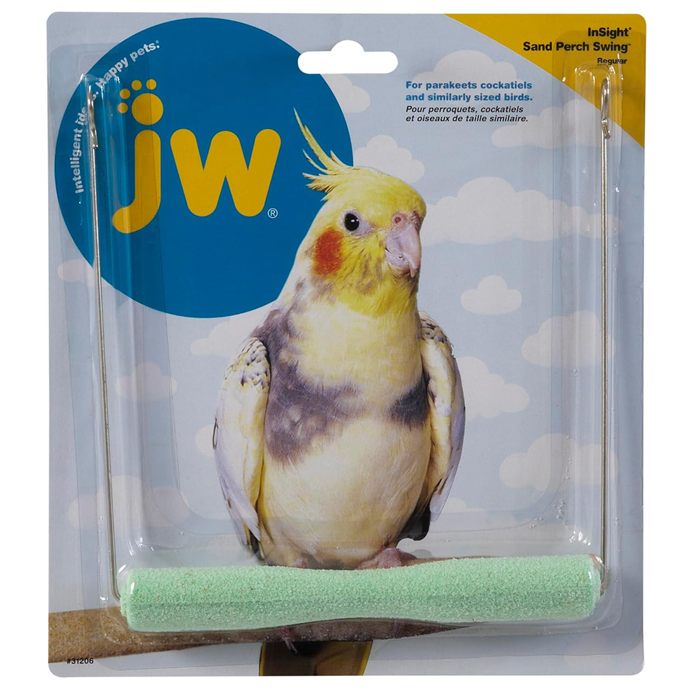 JW Insight Sand Perch Swing for Birds (Green)