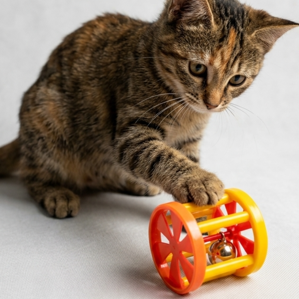 Skatrs Rattle Bell Toy for Cats
