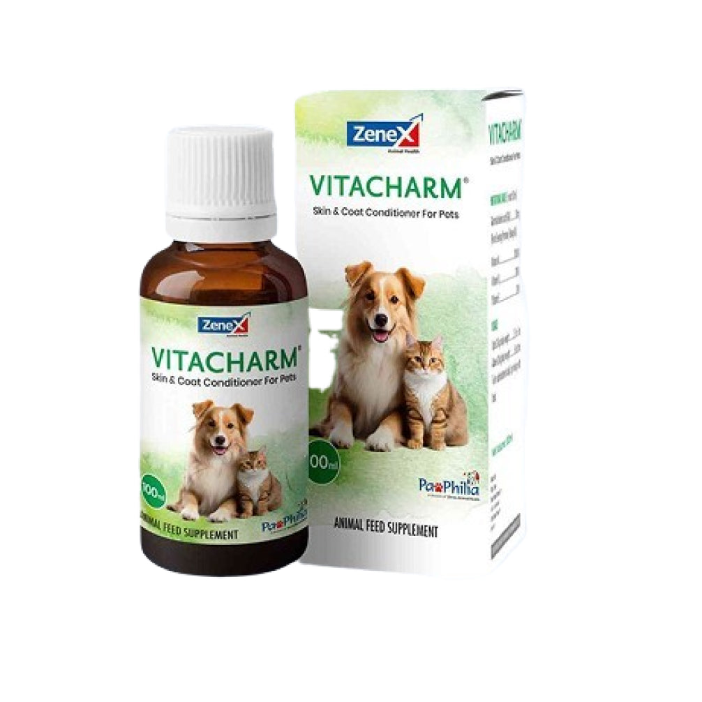 Zenex Vitacharm Skin & Coat Supplement for Dogs and Cats