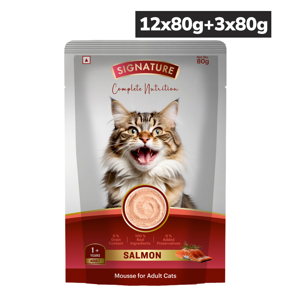 Signature Grain Zero Salmon Mousse Adult Cat Wet Food