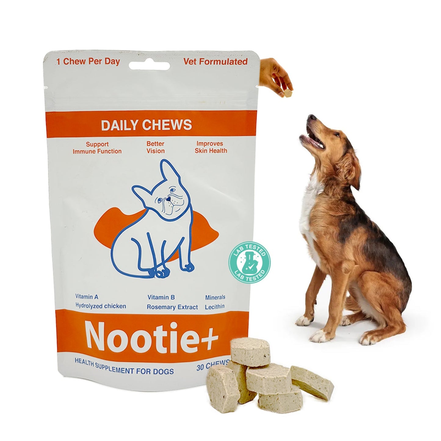 Nootie+ Multivitamin Daily Chews Supplement for Dogs